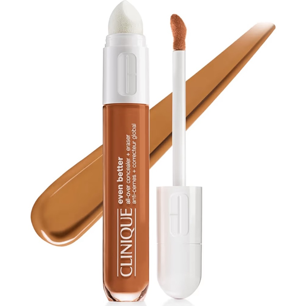 Clinique’s Even Better All-Over Concealer + Eraser  Color Corrector WN118 Amber